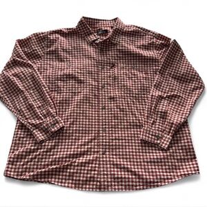 Orvis River Guide Long-Sleeved Shirt in Red and White Gingham (XXL)